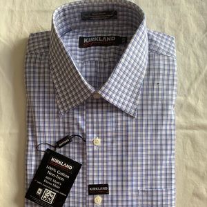 Men’s Kirkland Signature dress shirt. Size 16x33
